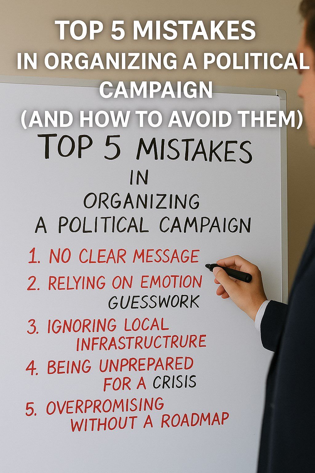Top 5 Mistakes in Organizing a Political Campaign (And How to Avoid Them)